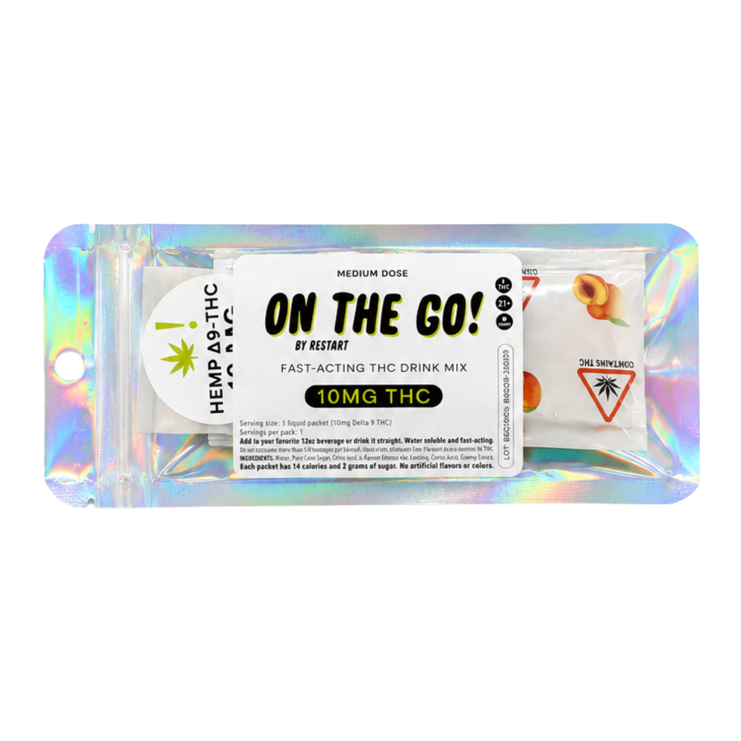 On-The-Go THC 10mg Drink Mix 1-ct / Peach